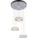 Canada LED 16 inch Chrome Chandelier Ceiling Light